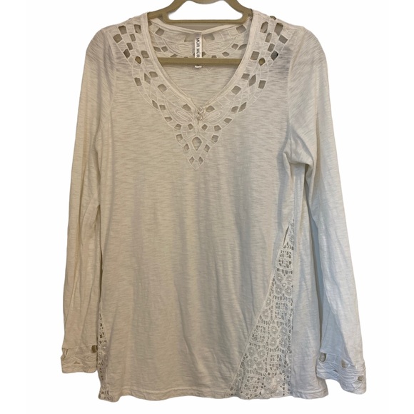 Mür Mür Women’s White Long-Sleeve Blouse - Picture 1 of 10